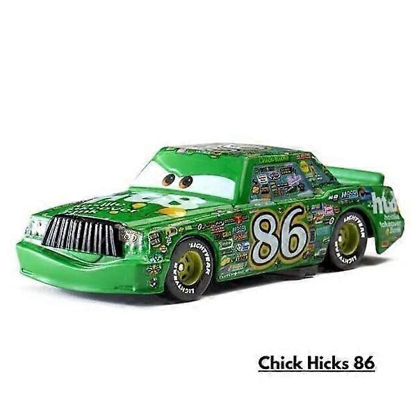 Disney Pixar Cars Lightning McQueen 1:55 Diecast Model Car Toy Christmas Gift Boy Chick Hicks 86