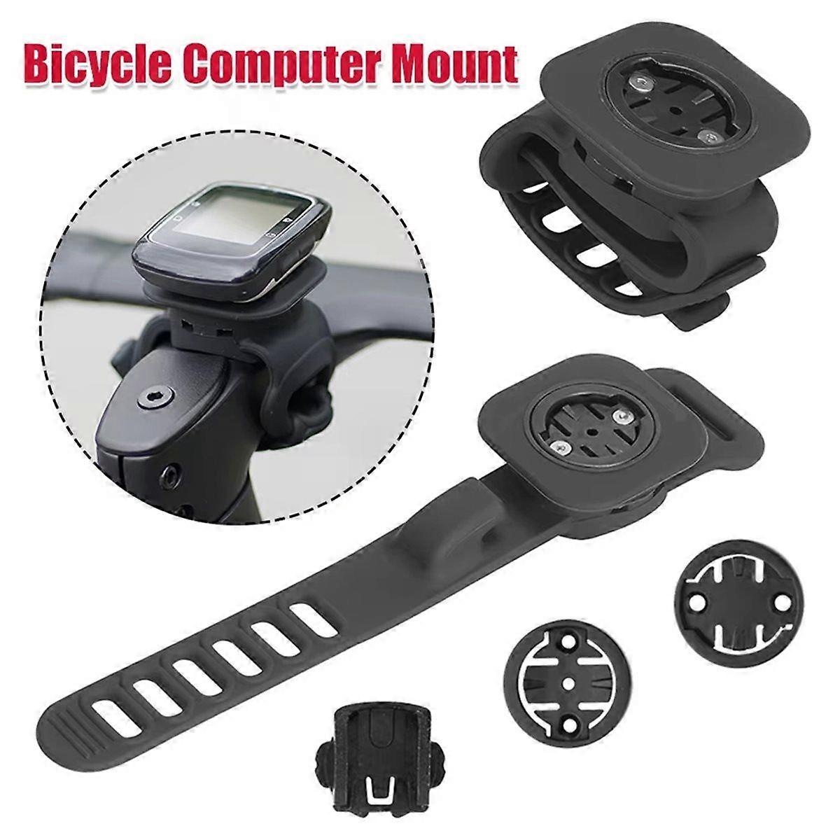 Multi-Function Cycling Extended Mount Silicone Bicycle Computer Mount Non-Slip Bike Computer Holder