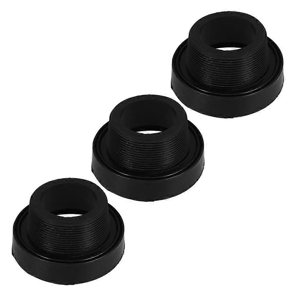 Small Urinal Seal Rings Rubber Flange Gasket for Urinal Use 3Pcs Set