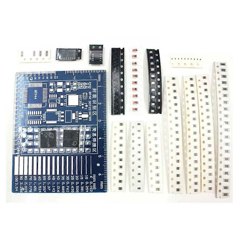 Advanced Full-Chip Soldering Practice Board DIY Production Kit