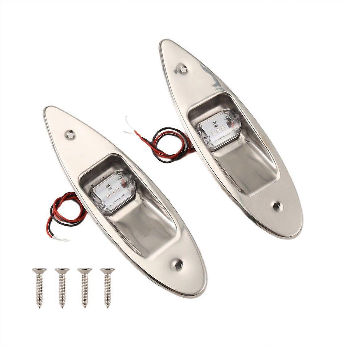 LED Two-Color Signal Lights Marine Universal Navigation Lights