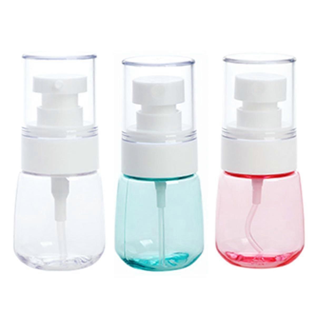 Travel Spray Bottle Set with Leakproof Double Seal, Fine Mist Perfume Atomizer, Compact Refillable 3pcs
