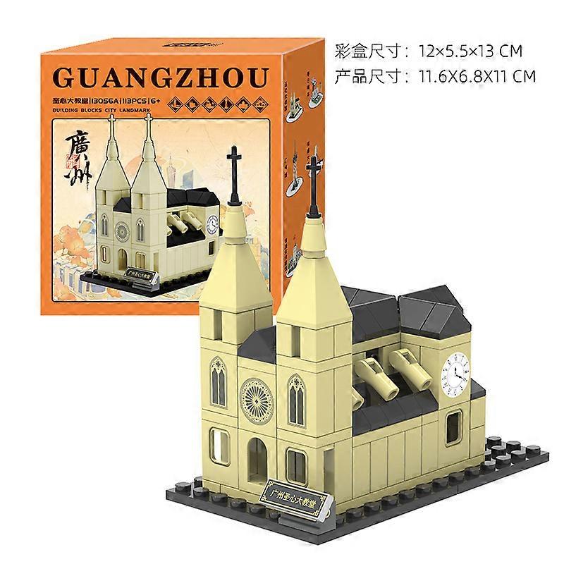 Guangzhou Tower (Canton Tower) refrigerator magnets compatible with LEGO bricks