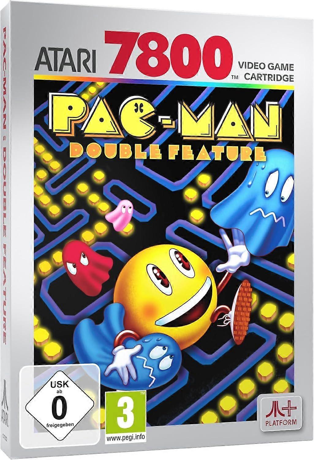 Pac-Man Double Feature Video Game Cartridge