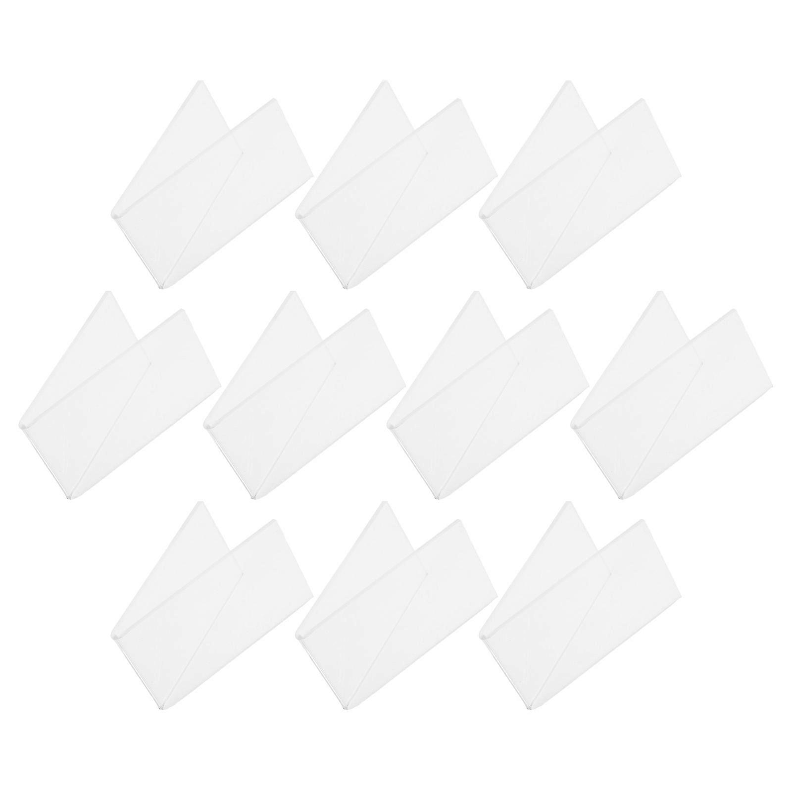 Acrylic Shoe Display Holder for Store Use 10Pcs Transparent Shoe Stands