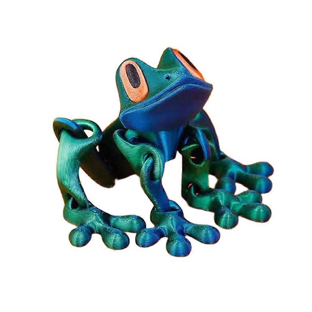 3D Printing Simulation Tree Frog Joint Frog Refrigerator Magnet A