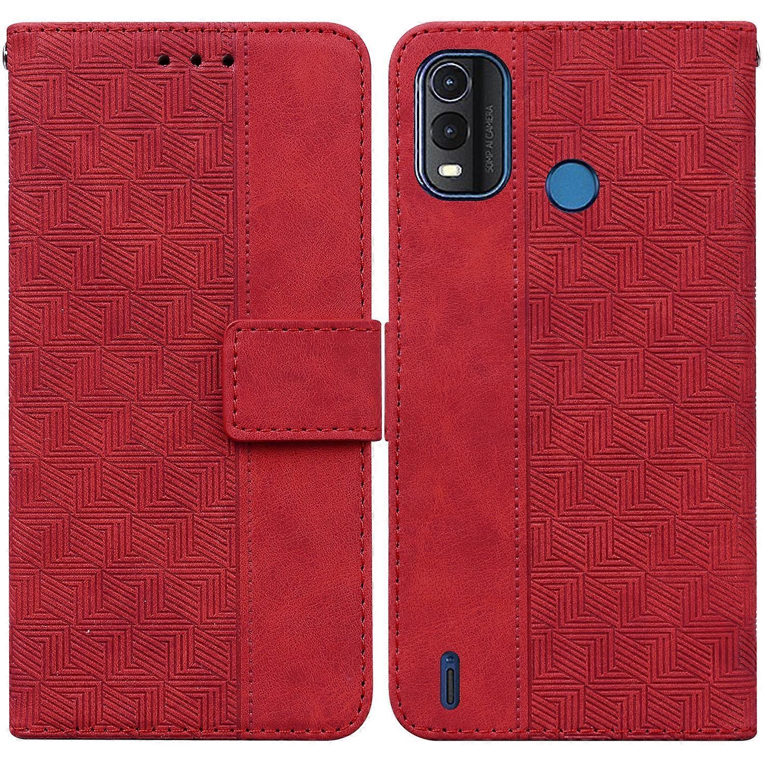 For Nokia G11 Plus Geometric Embossed Leather Phone Case