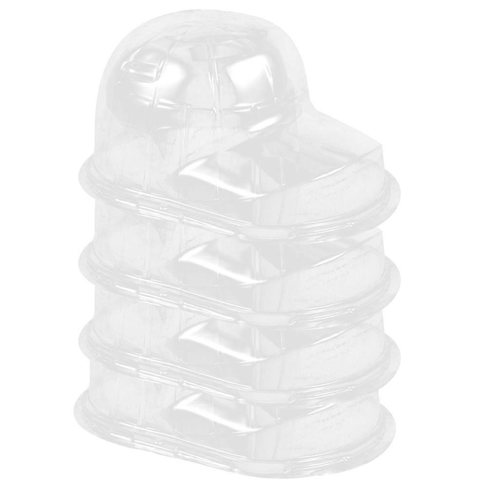 Baseball Cap Holder Hat Display for 4Sets White PP Material