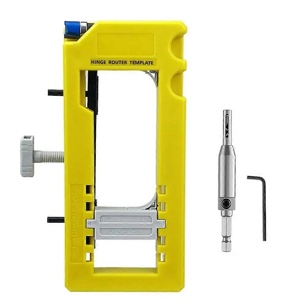 Door Hinge Router Template Removable Inserts Fit For 3-5in Length
