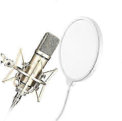 Pop Filter for Recording rophone, Large Dual-Layer Recording Studio Pop Shield