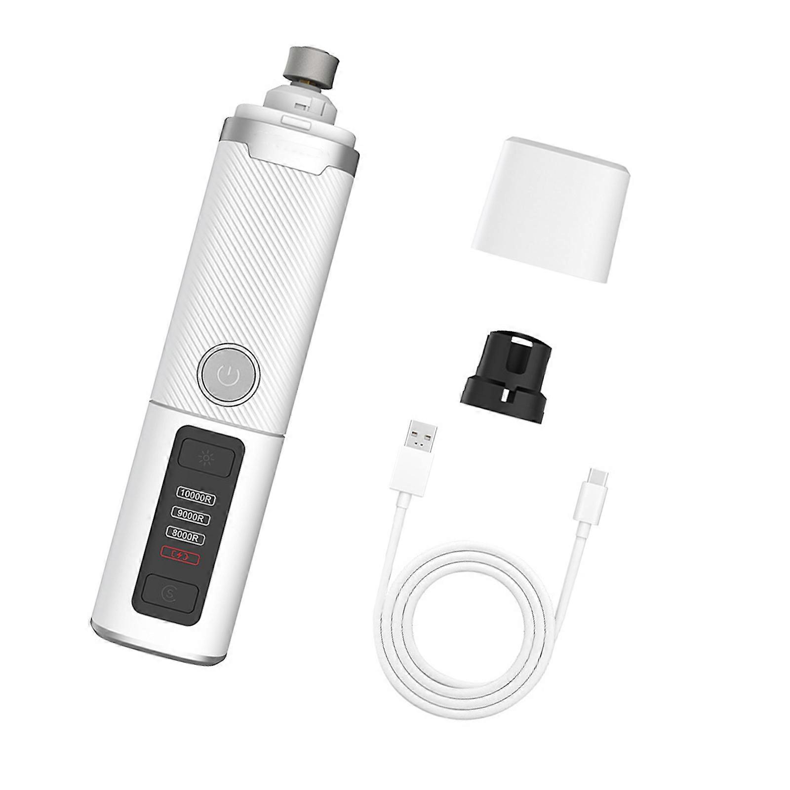 Pet Nail Grinder With LED Light System For Precise Nail Care Adjustable Speed Ergonomic Design Multicolor