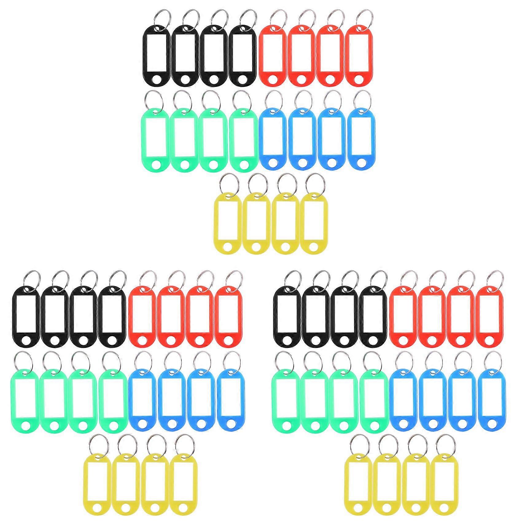60 X Plastic Key Tag Identification Label