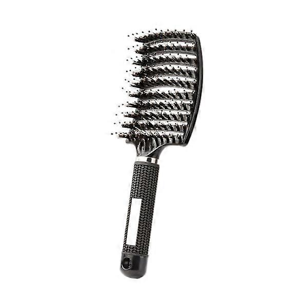 Ergonomic Tangle-Free Hairbrush Black