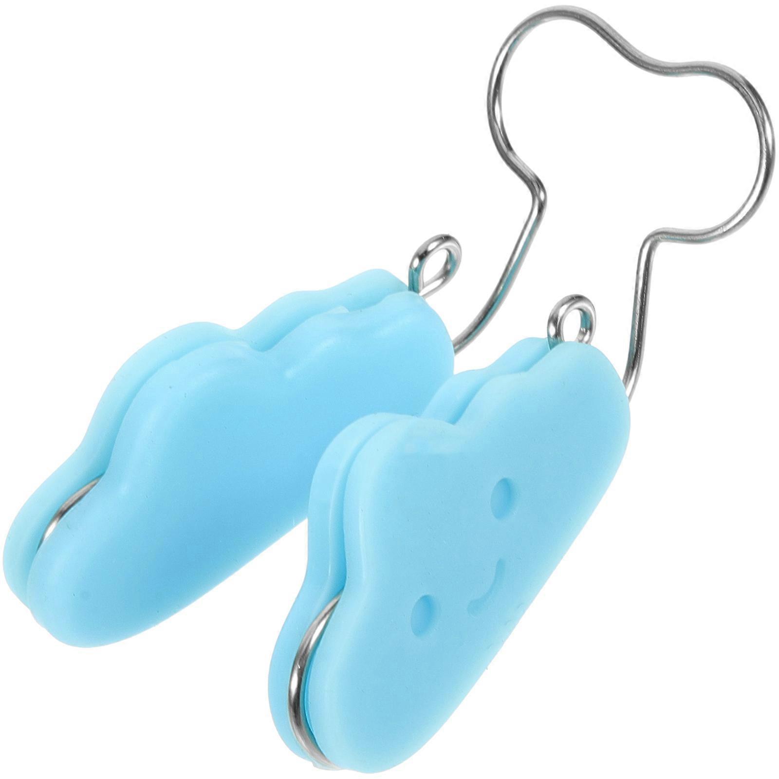Durable SkyBlue Silicone Nose Shaper Clip for Daily Use Ergonomic Design for Nose Lifting 1 Count