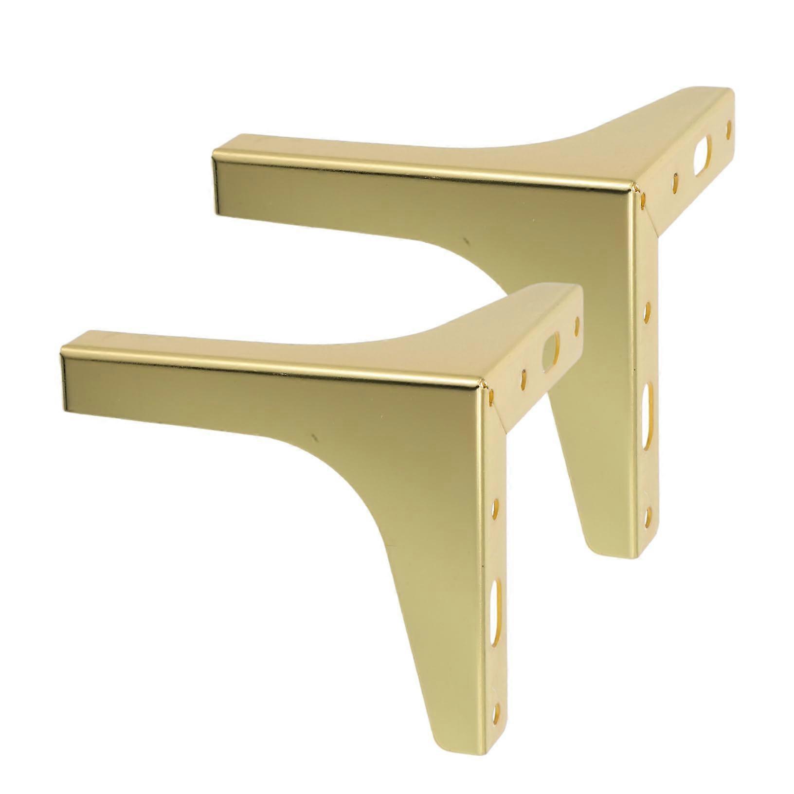 2pcs Metal Triangle Furniture Legs for Sofa and Cabinet, Heavy Duty Replacement for Coffee Table