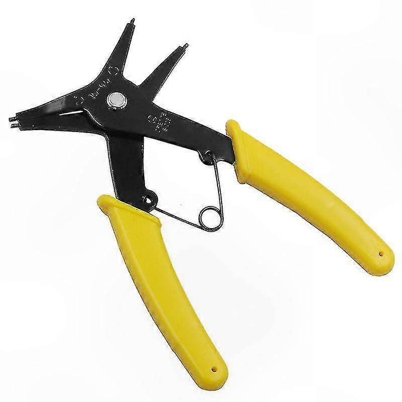 Multifunctional 4-Way Ring Pliers Tool, Yellow and Black, 1pc