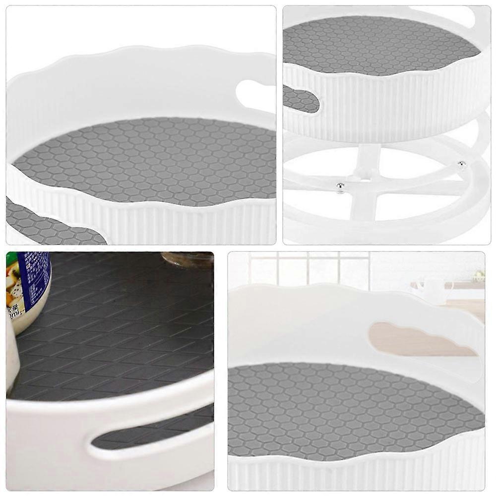 Rotary Seasoning Box For Home Users Multi-Function Round Shape 24.2X8CM 1Pcs