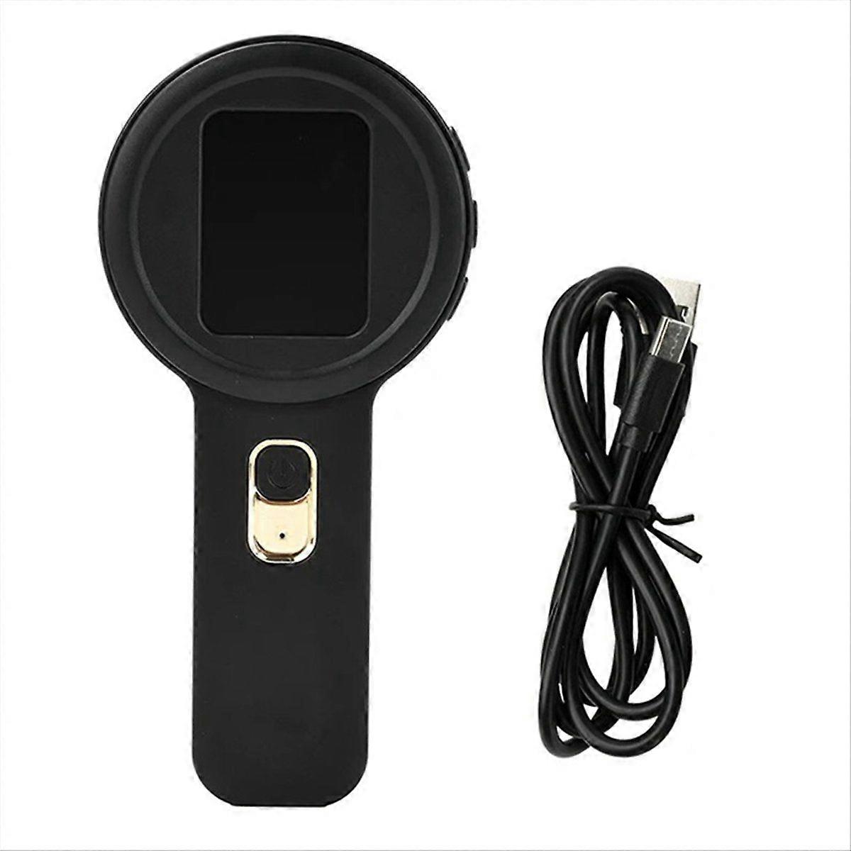 200X Ultra-High Magnification Digital Microscope 2-Inch High-Definition Large Screen Expansion Mini Microscope A