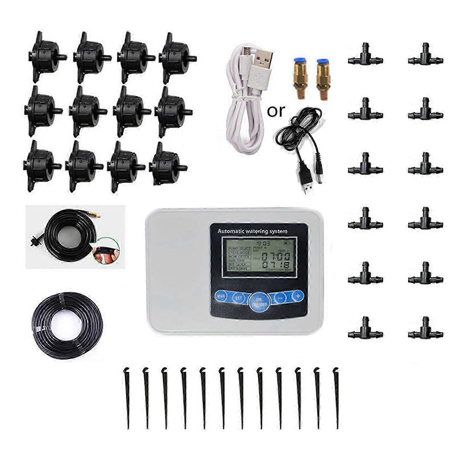 2025 for Smart Solar Energy Garden Drip Irrigation Device Double Pump Controller Time