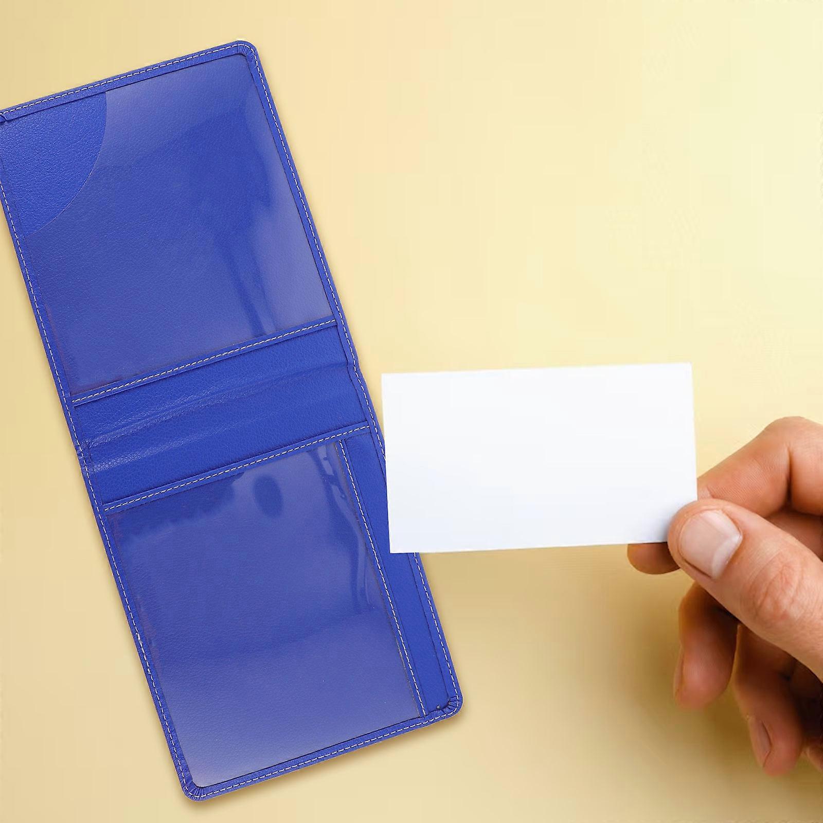 Disabled Certificate Holder for Storage with PVC Material Empty Credit Card Cover