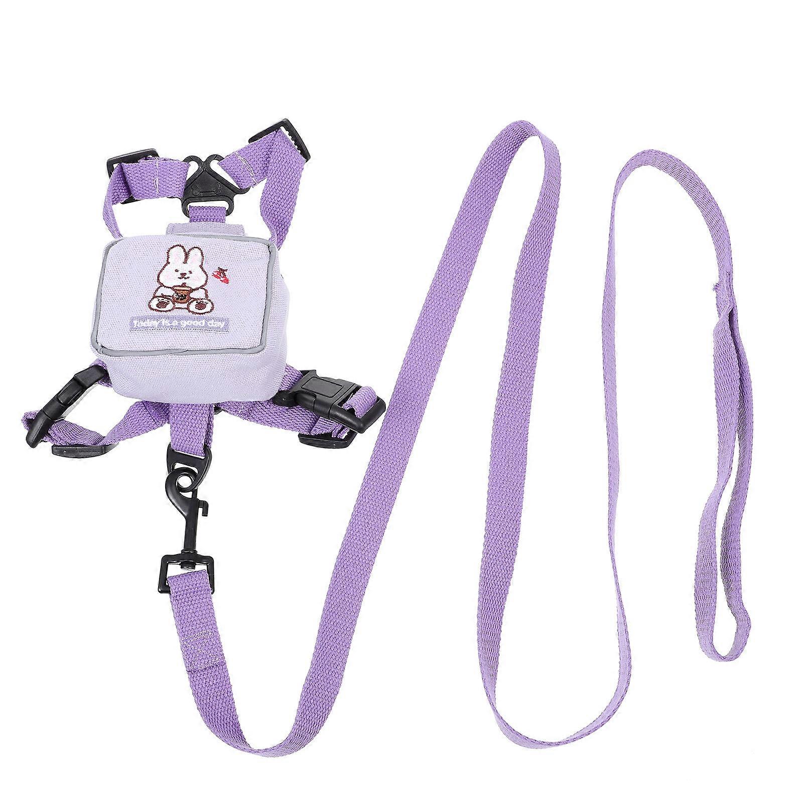 Dog Backpack Harness with Leash for Small Pets