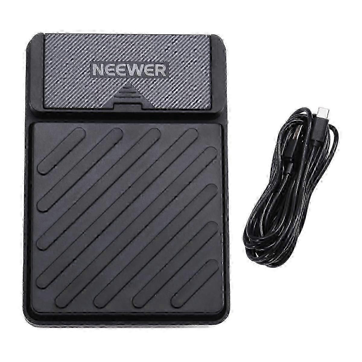 Bluetooth Foot Switch - Silent Remote Control Pedal compatible with Teleprompter App