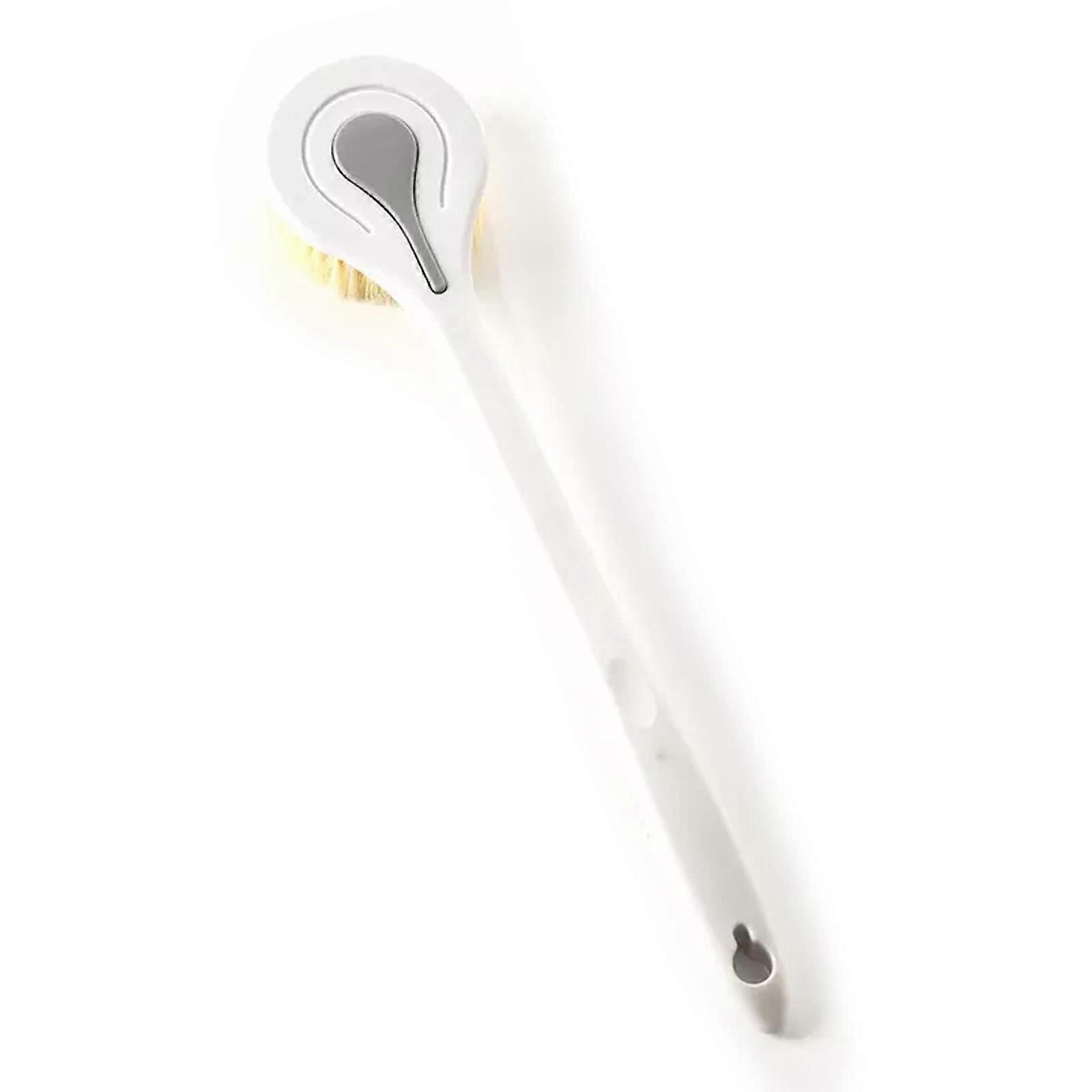 Bath Brush with Long Handle Soft Bristles Back Scrubber for Shower and Elderly Use