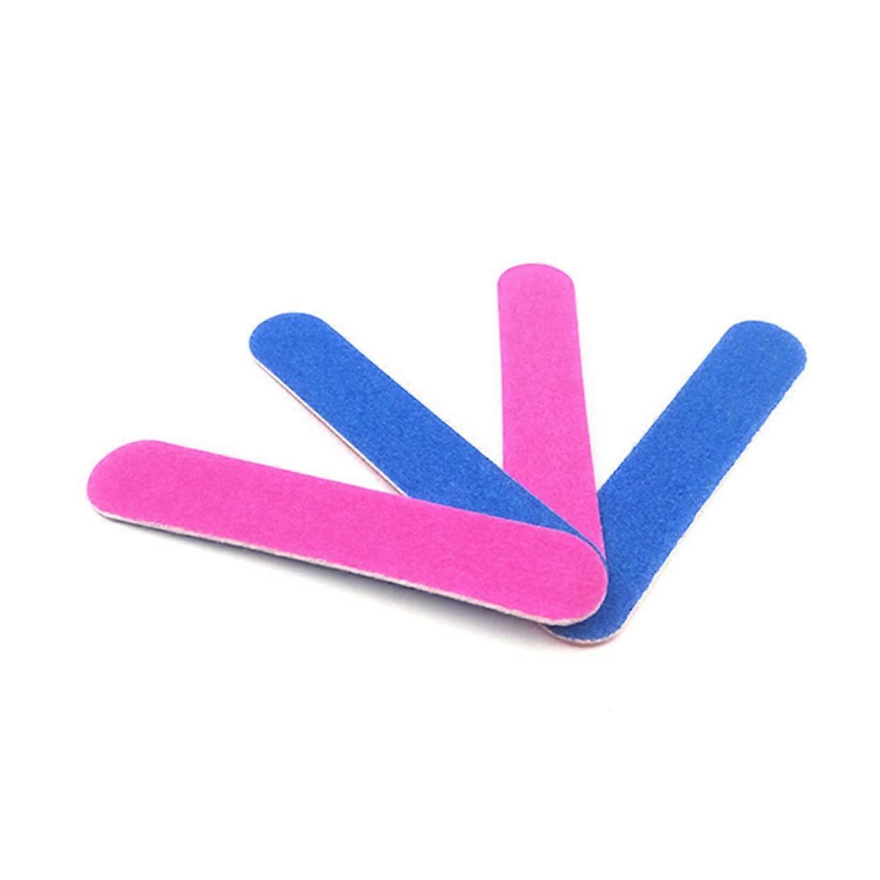 100pcs DoubleSided Nail Files and Disposable Nail Sanding Blocks for Precise Nail Shaping