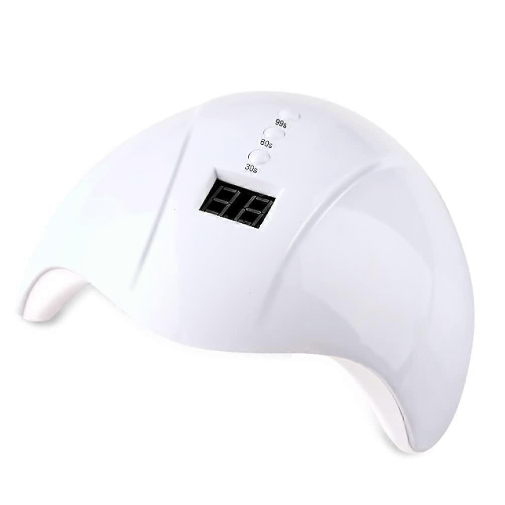 36W UV LED Nail Lamp with Timer for Fast Gel Curing, Rechargeable Cordless Use, LCD Display