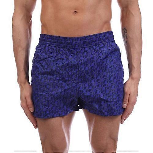 Off White Mens All-Over Print Swim Shorts