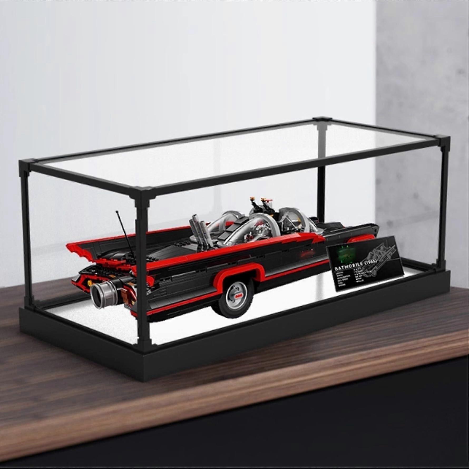 Batmobile Display Case Acrylic Dustproof Waterproof Protective Box for  76328 Collectible Model