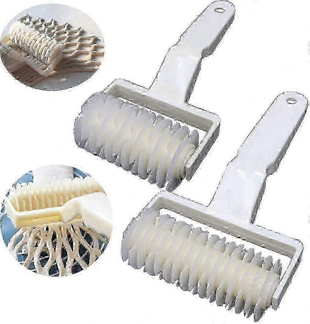 2-Size Diamond Pattern Pastry Roller for Pizza, Lattice, Creative Pastry, Cookie, Pie Crust
