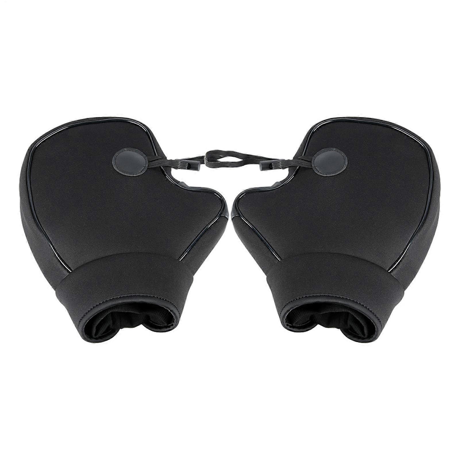 Motorcycle Handlebar Muffs Winter Gloves, Waterproof Windproof Thermal Mittens for Scooters EBikes