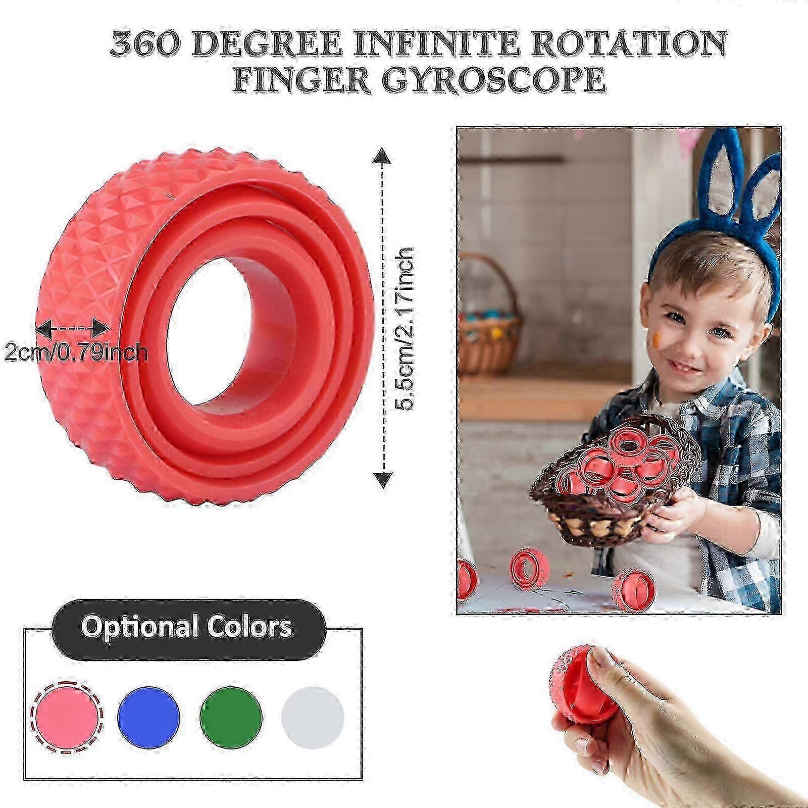 Red O-Ring Spinner - Fun & Functional Fidget Toy for All Ages