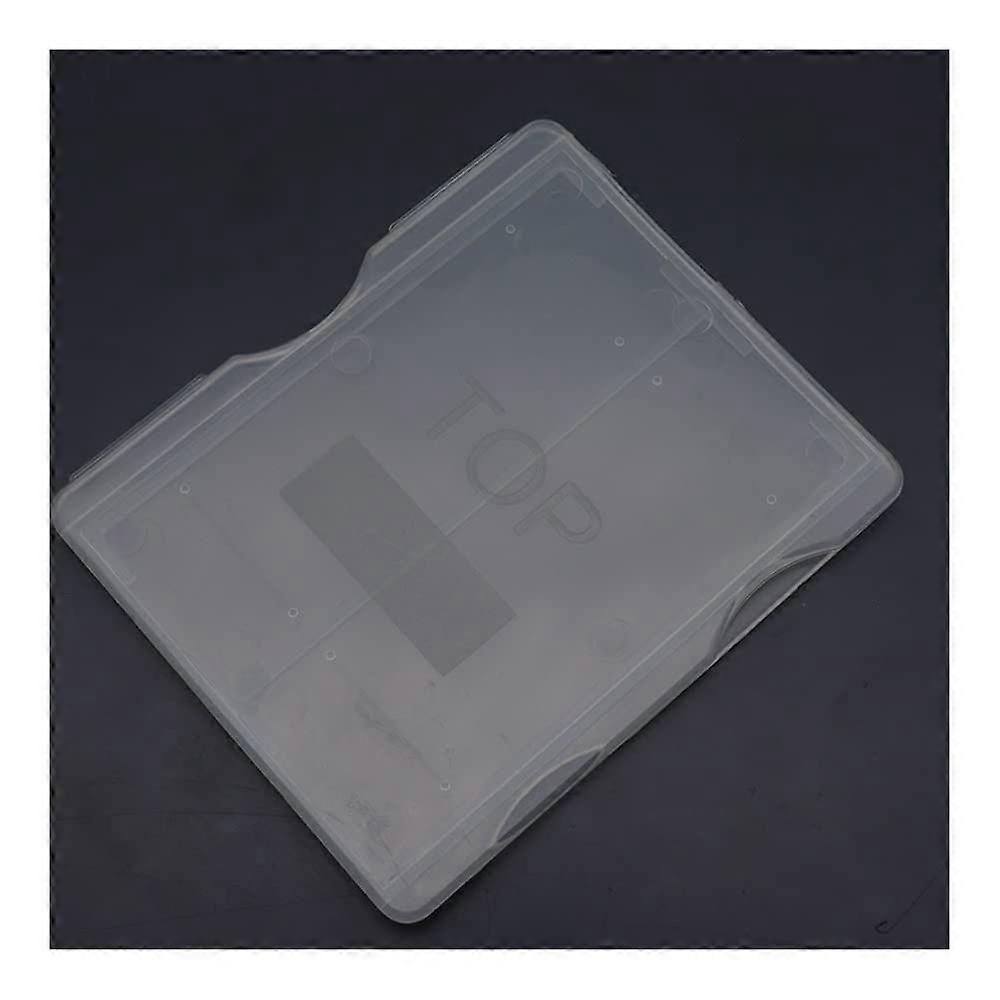 Microscope Slide Storage Box with Plastic Mailer Holder for 15 Slides, Durable Lab Organizer