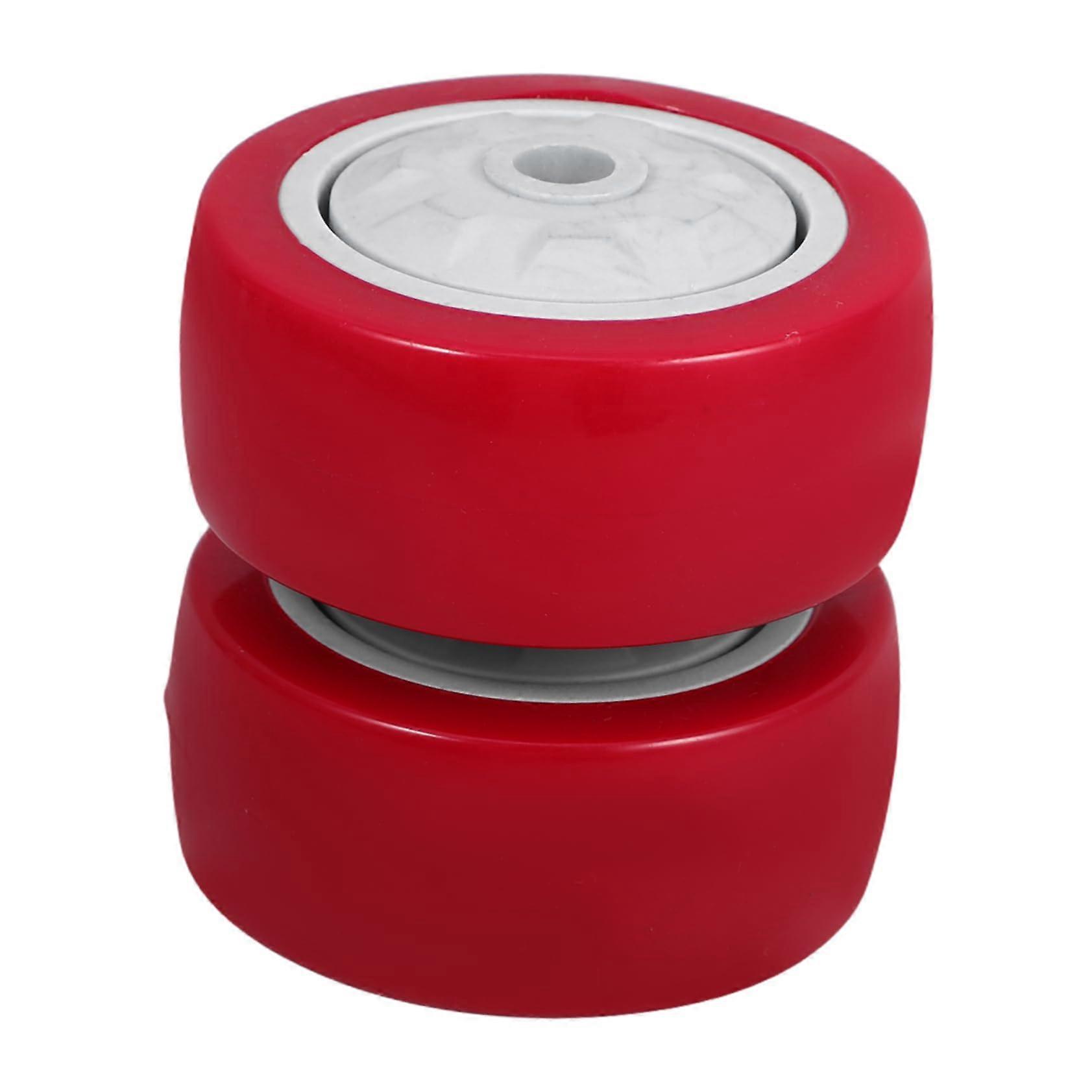 2pcs Patio Heater Replacement Wheels Quiet Rubber Tread Easy Install Heavy Duty