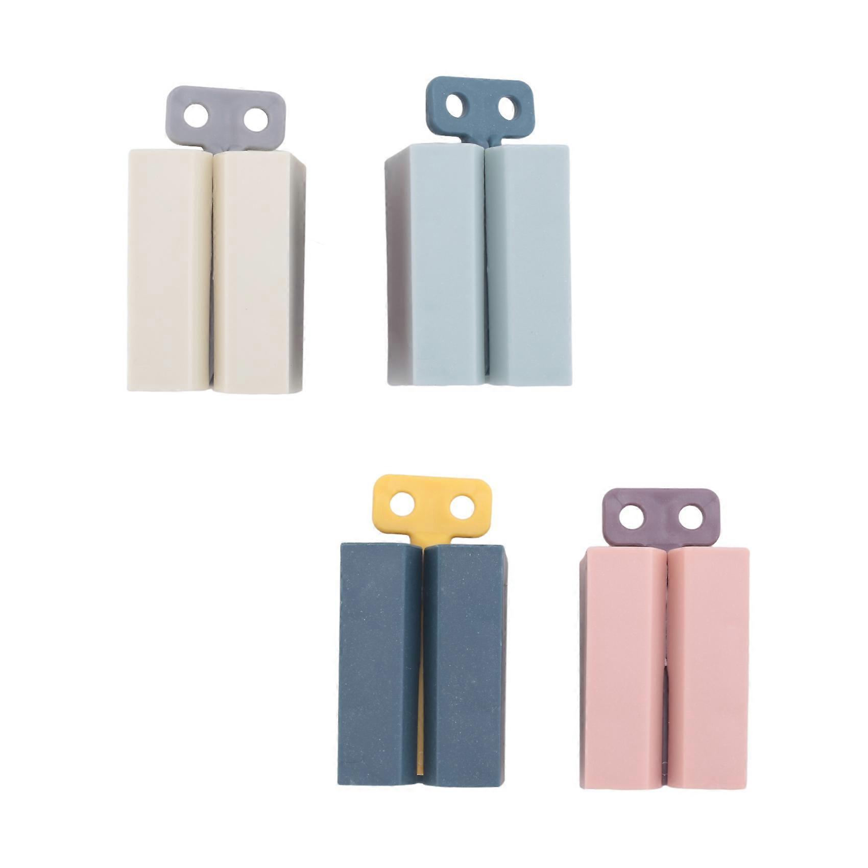 4Pcs Multifunctional Toothpaste Tube Squeezer Plastic Tooth Paste Holder Dispenser
