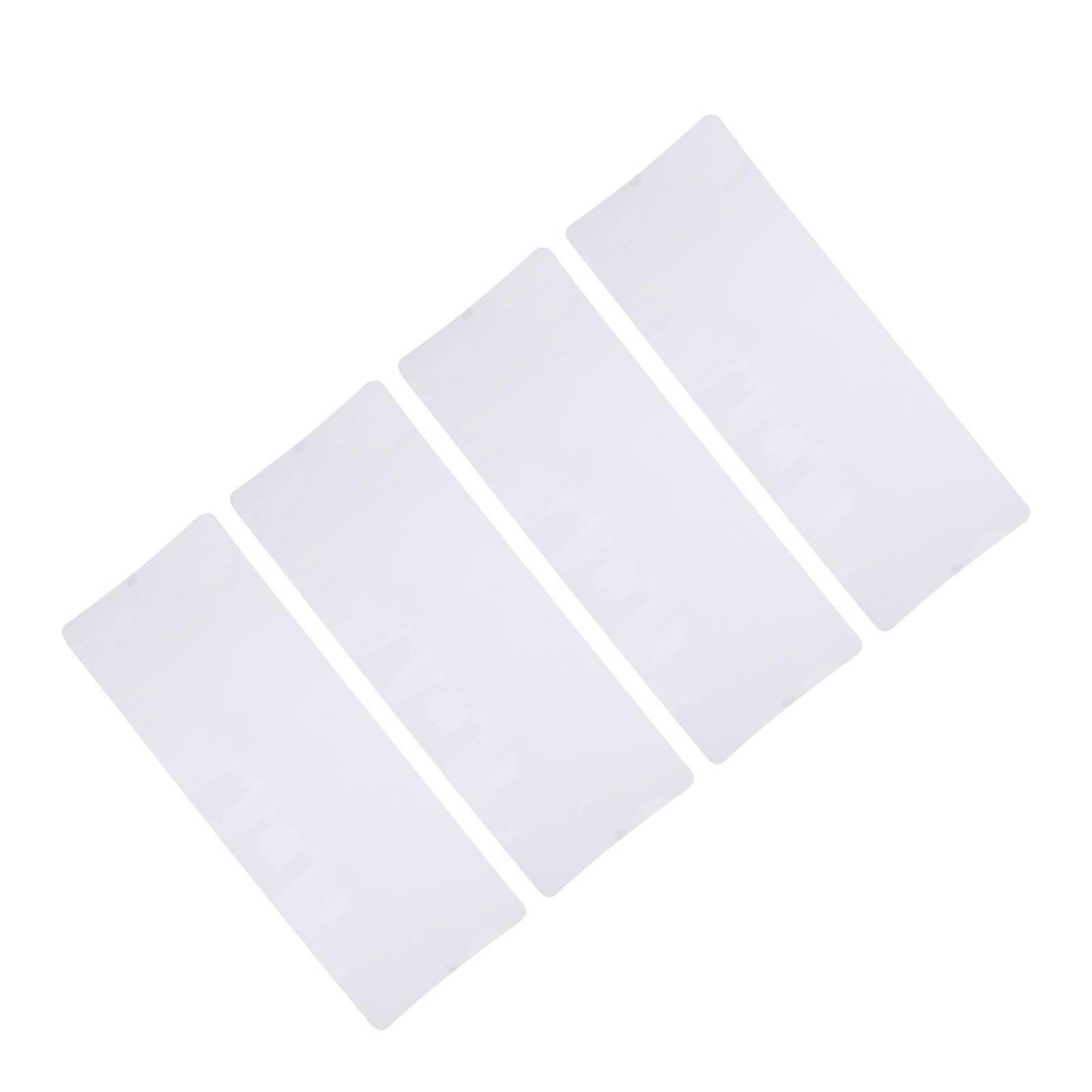 White Cat Scratch Furniture Protector Sticker for Home 4 Sheets Durable Plastic