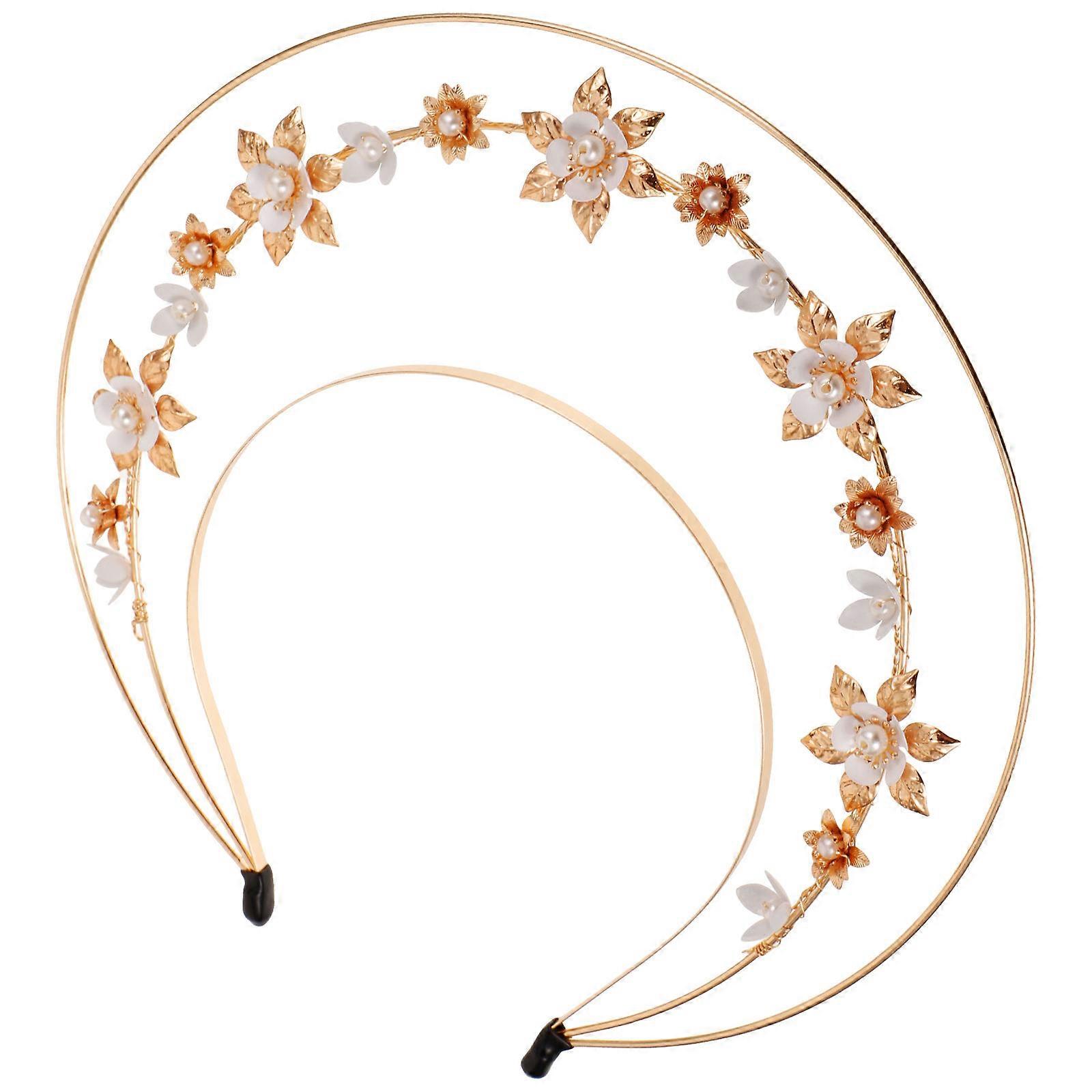 Crown Headband Decorative Flower Crown Headband 4Pcs