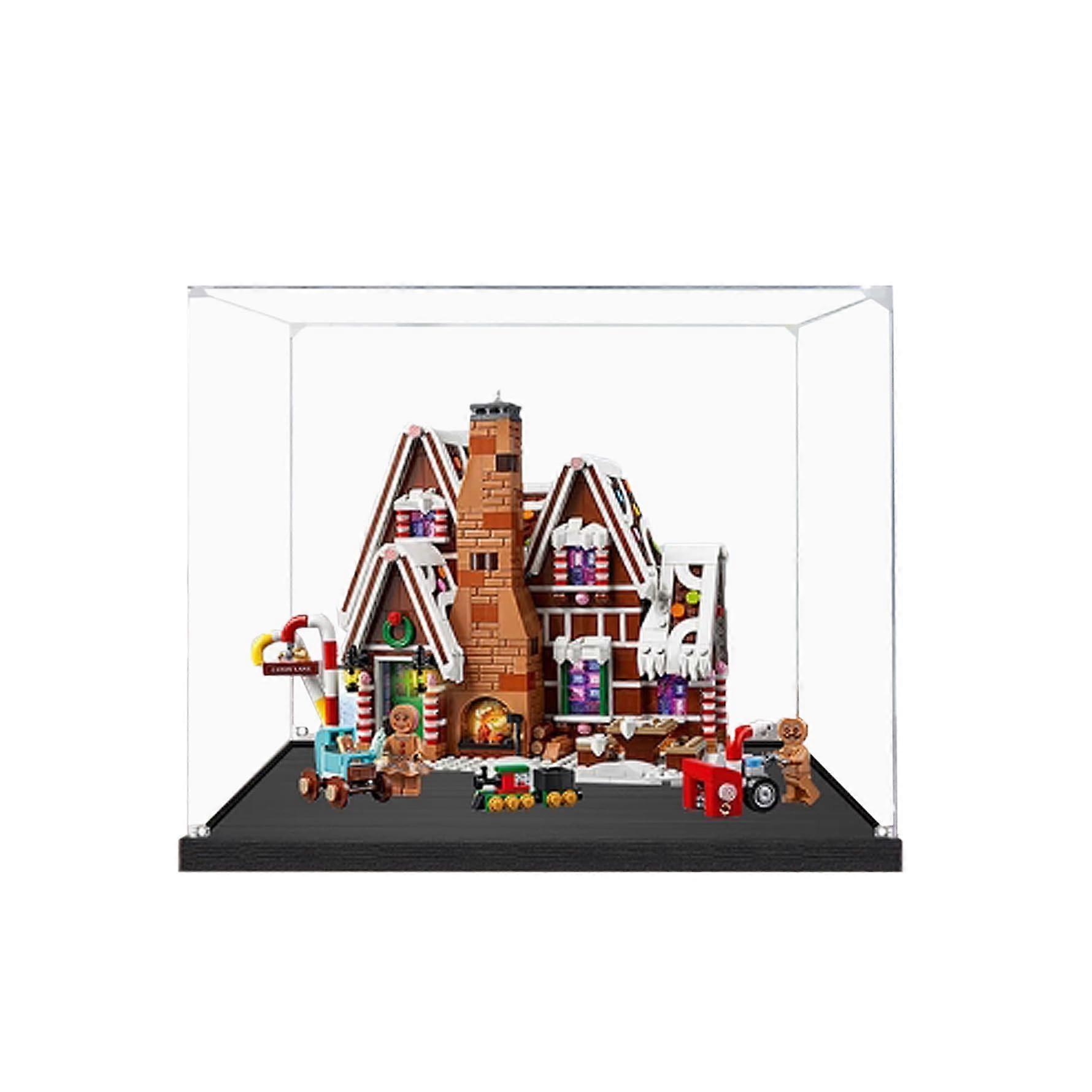 Display Box for  10267 Gingerbread House, Clear Acrylic Case with Dustproof Protection