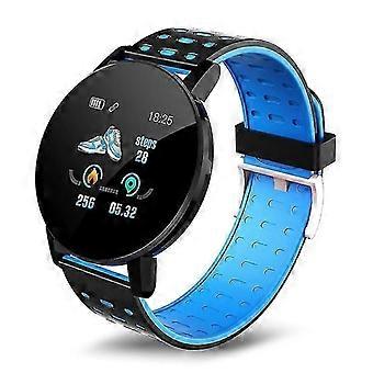 2023 Novo relógio inteligente 119s Homens Pressão Arterial Pressão Arterial Esporte Round Smartwatch Smart