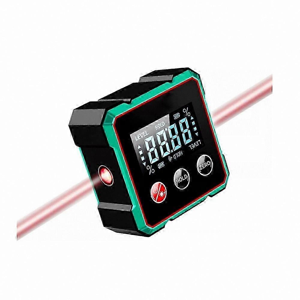 Magnetic Digital Angle Finder with Laser Function, Electronic Measuring Tool for Precise Angles