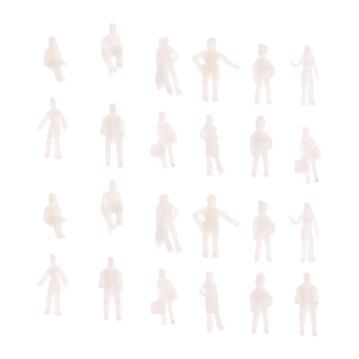 Figures Mini People Models for Decoration 50Pcs Set
