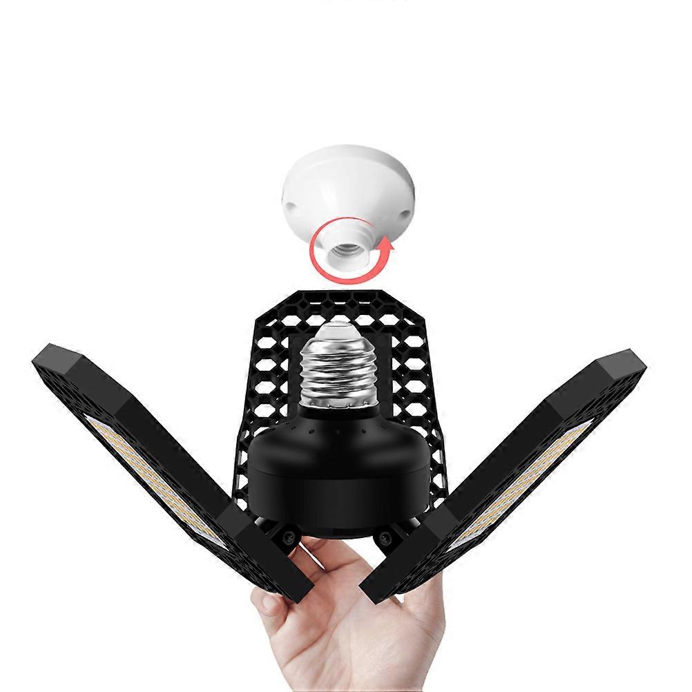 Black LED Deformation Ceiling Light for Illumination Workshop Lamp
