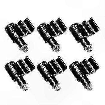 6er-Pack Kabelführungen kompatibel mit hydraulischen Fahrradbremsen, schwarze Schlauchschellen und Kabelorganisatoren