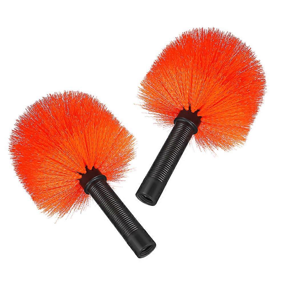 Cobweb Duster Spider Web Brush Head for Efficient Cleaning 2Pcs Multi Color