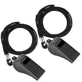 2026 New Whistle,Sports Whistles with Lanyard,Loud Crisp Sound Whistle Bulk Ideal for Coaches,Referees and Officials(2Pcs)