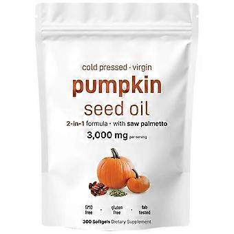 Pumpkin Oil 2 in 1 Nutrition GELS 300 Count, White ZT