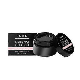 Eelhoe Nail Tip Solid Glue Nail-Beauty Glue Easy To Use Portable Soft Stable Long-Lasting Nail Salon Solid Nail-Beauty Glue