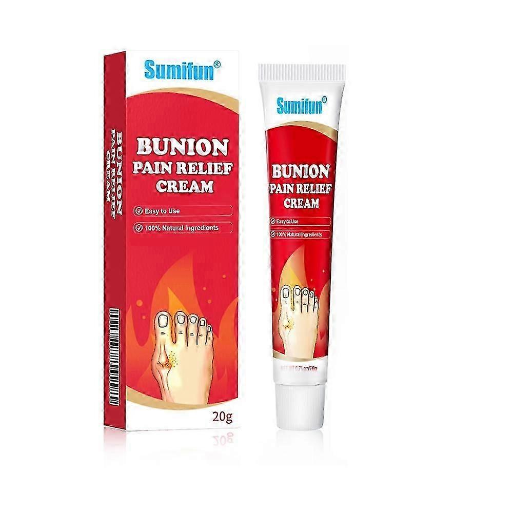 Crème pour soulager les oignons (1 à 3 x), crème anti-douleur pour oignons, soulagement des douleurs articulaires et des raideurs des orteils.